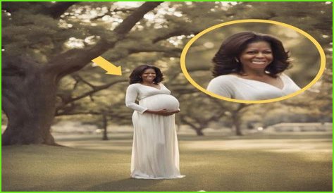 Is There A Picture Of Michelle Obama Pregnant?
